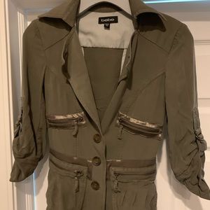 Bebe military jacket